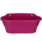 Corsica Wall Basket - 39x17cm- Cherry - Elho